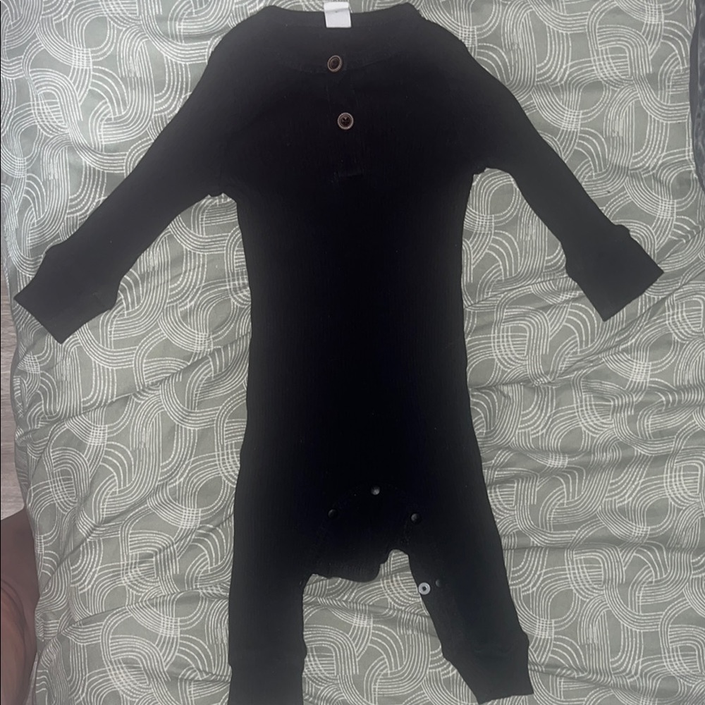 SHEIN Black Bodysuit One Piece